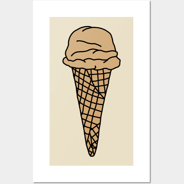 milk tea tea ice cream Wall Art by smileyfriend